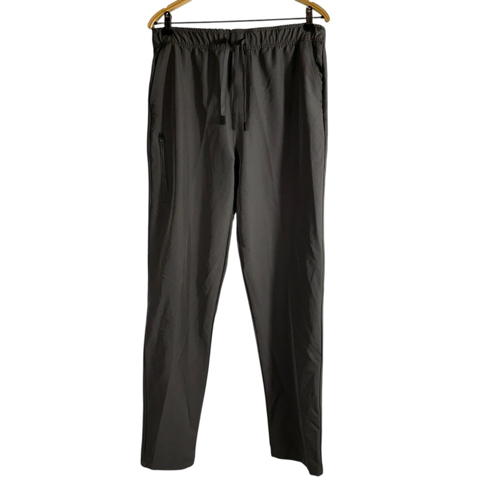 Vection Men's Medium Gray Active Flex Tech Quick Dry Stretch Sweatpants